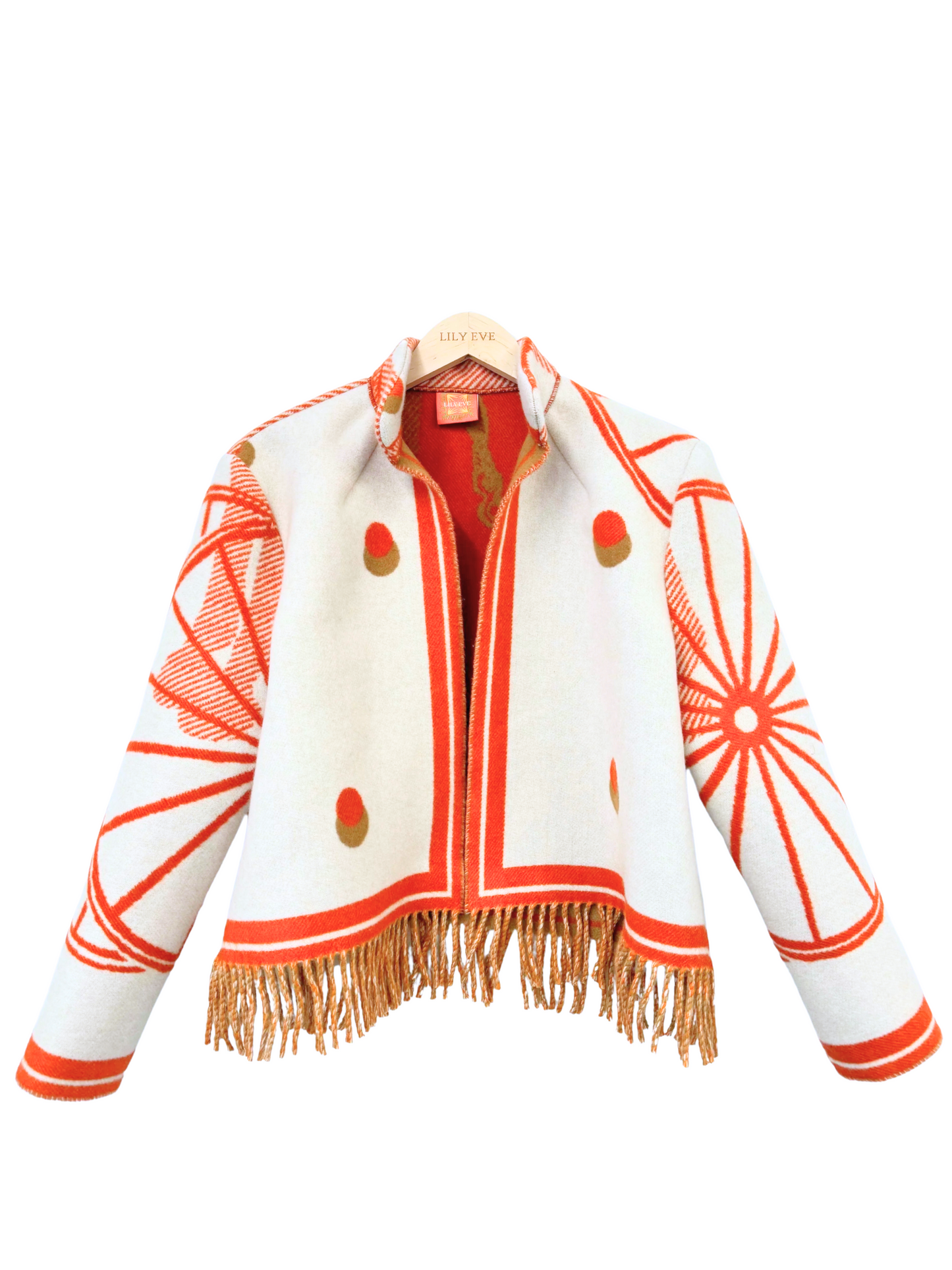 The Burnt Sienna Fringe Jacket