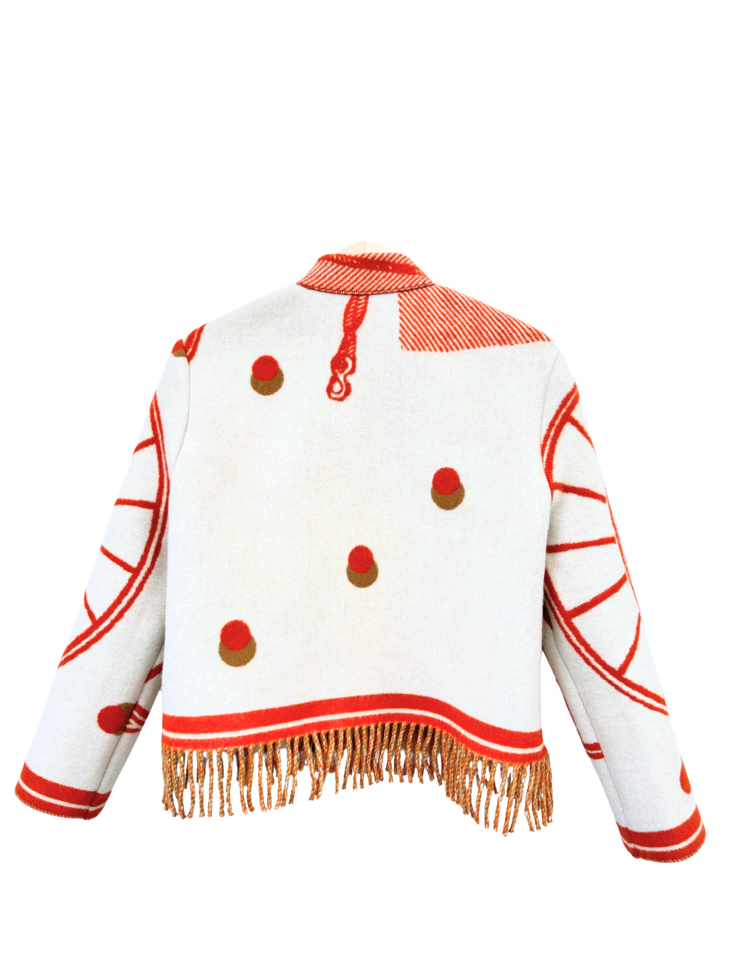The Burnt Sienna Fringe Jacket