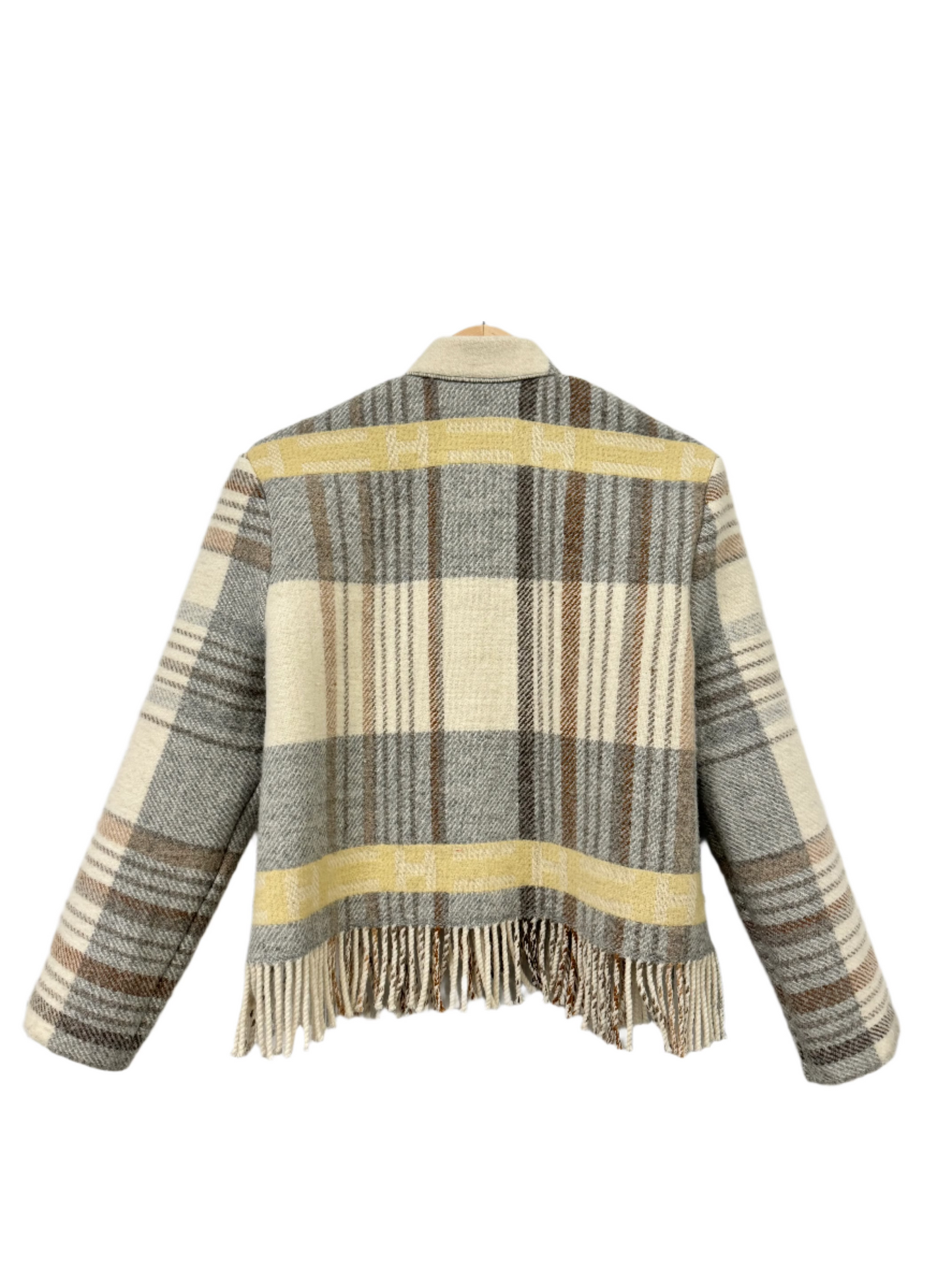 The Checkered Fringe Jacket