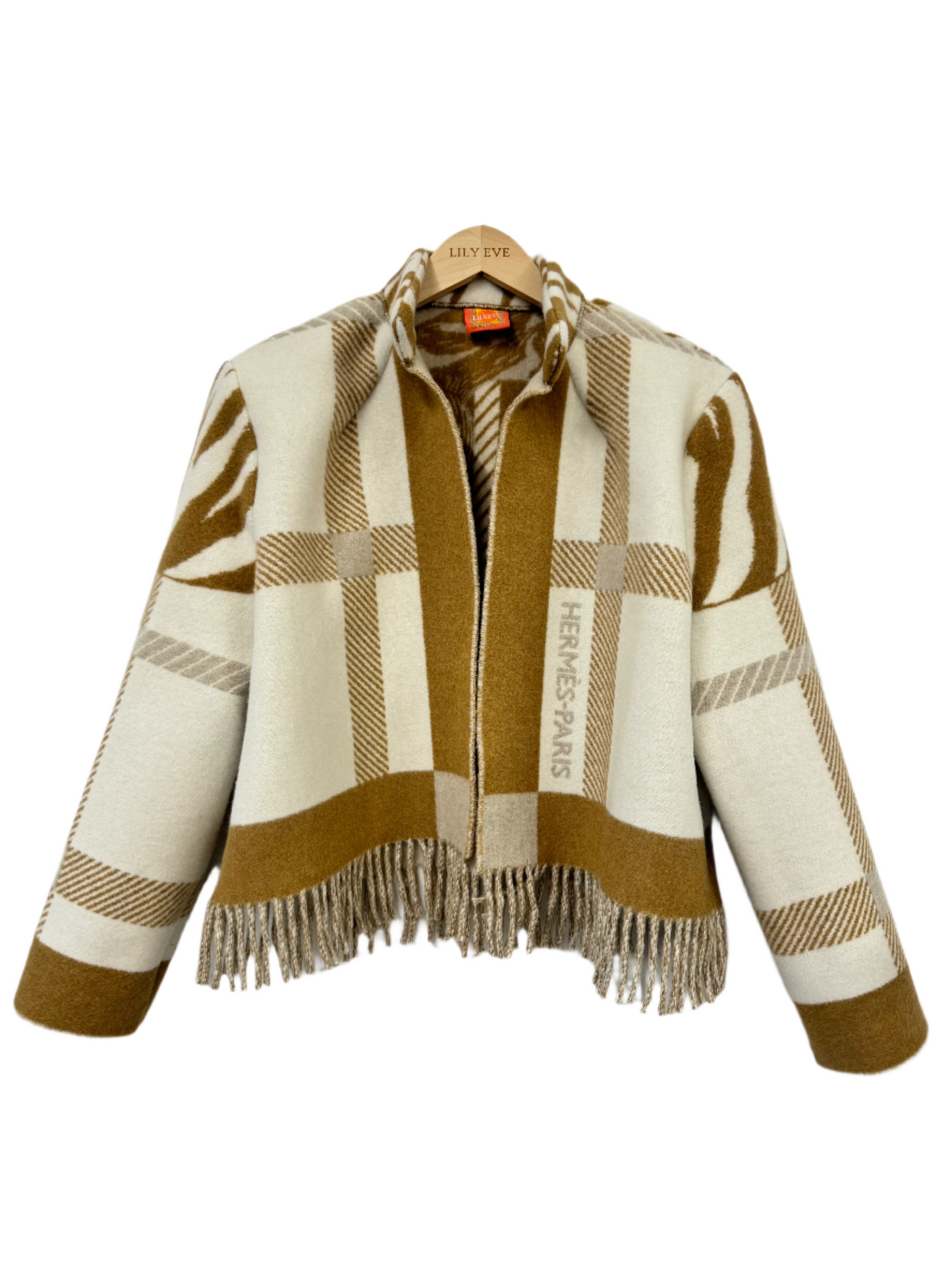 The Brown Tiger Fringe Jacket