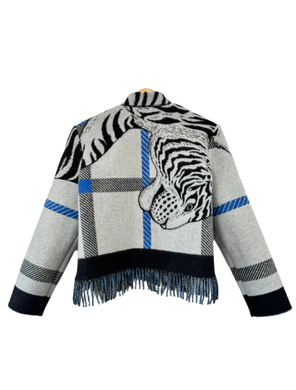 The Blue Fringe Tiger Jacket