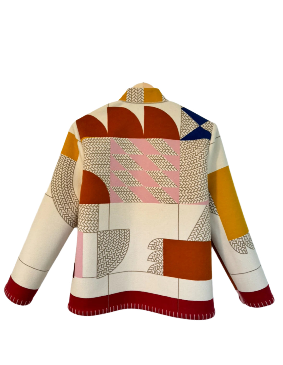 The Pink Geometric Jacket