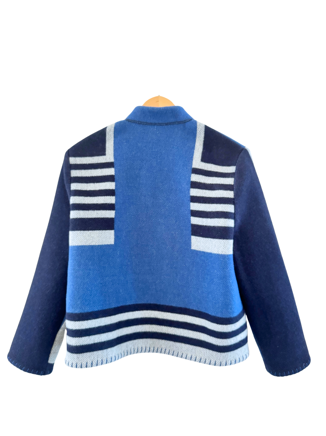 The Navy & Grey Stripe Jacket