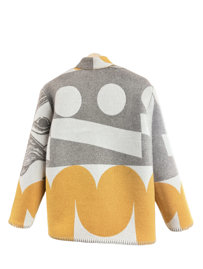 The Yellow Abstract Jacket