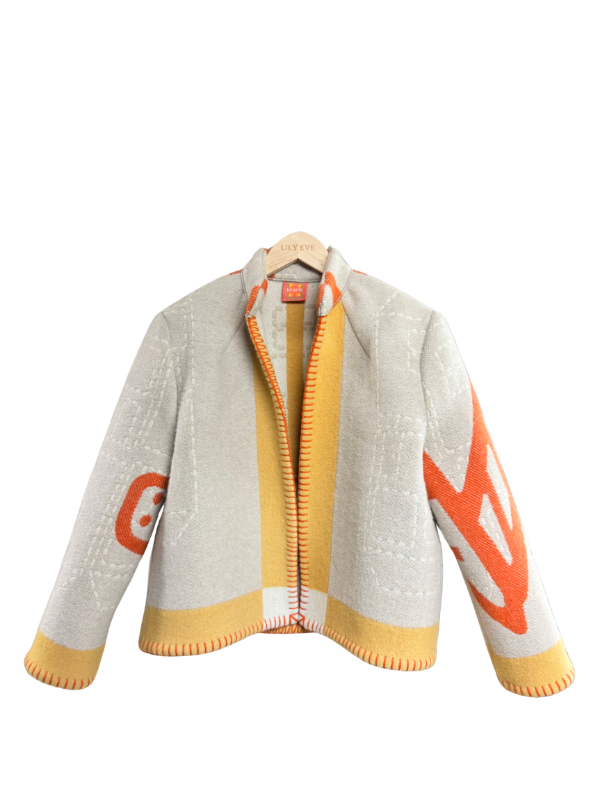 The Red & Yellow Linear Jacket