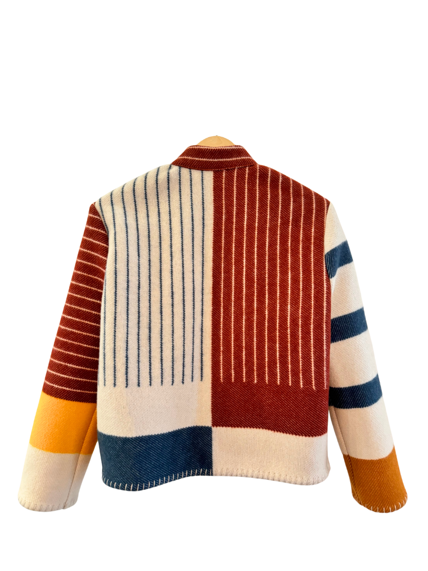 The Navy & Red Stripe Jacket