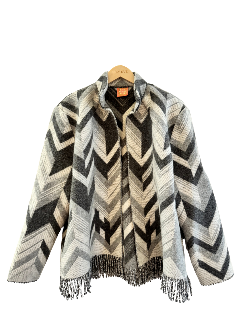 The Grey Zig Zag Jacket