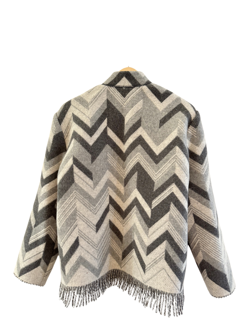 The Grey Zig Zag Jacket