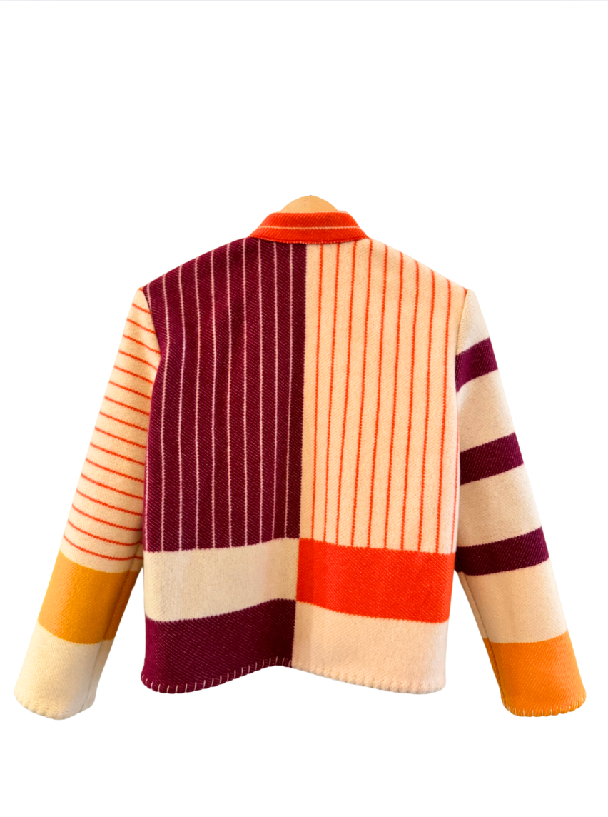 The Purple & Red Stripe Jacket