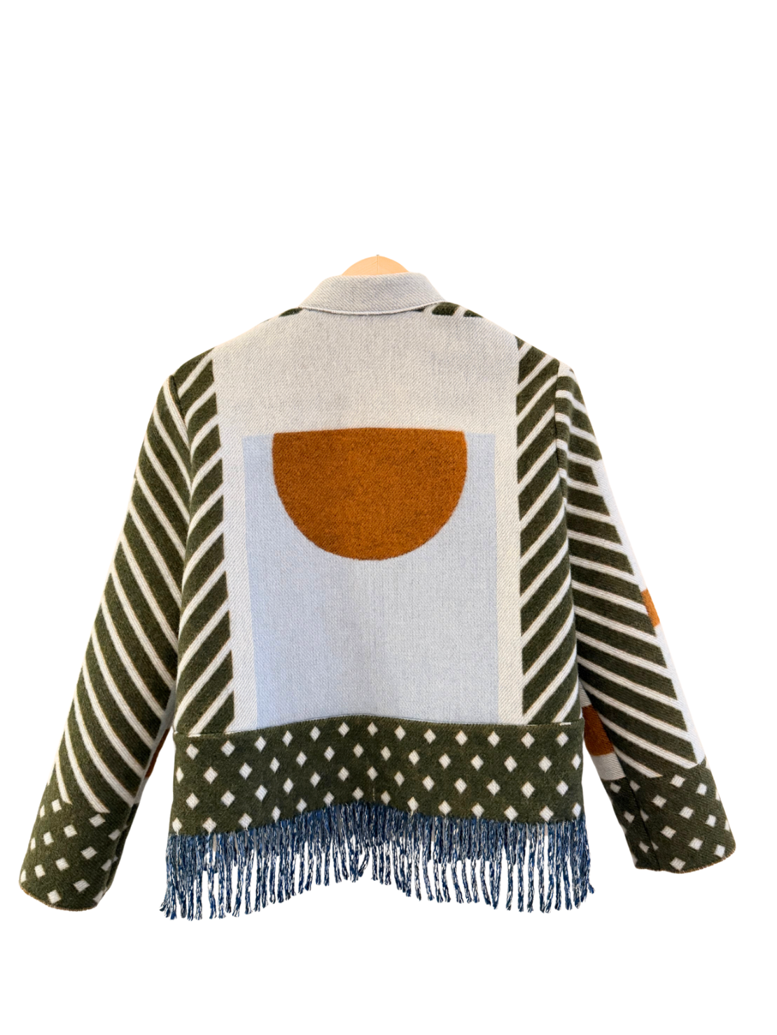 The Green Cloud Fringe Jacket