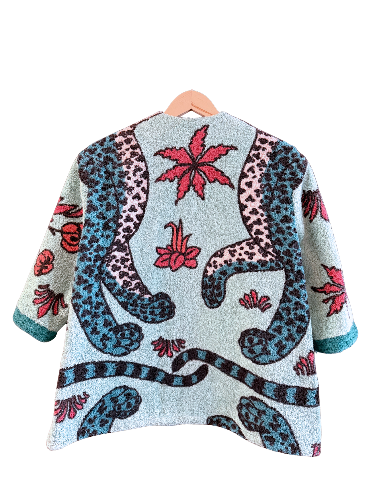 The Aqua Leopard Jacket