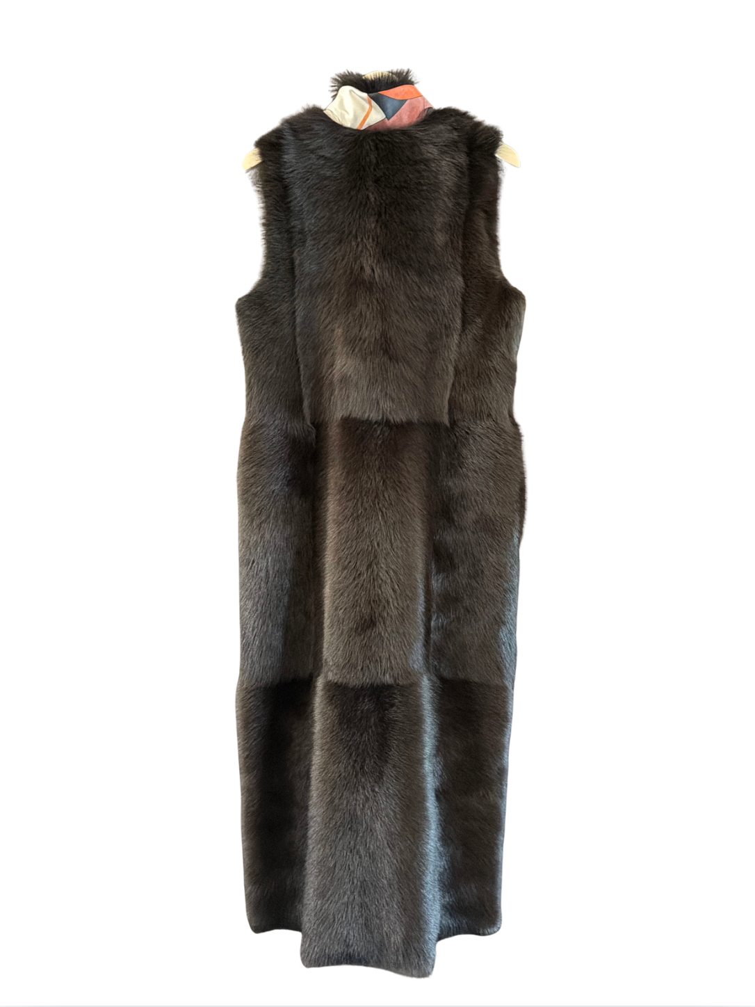 The Long Shearling Vest