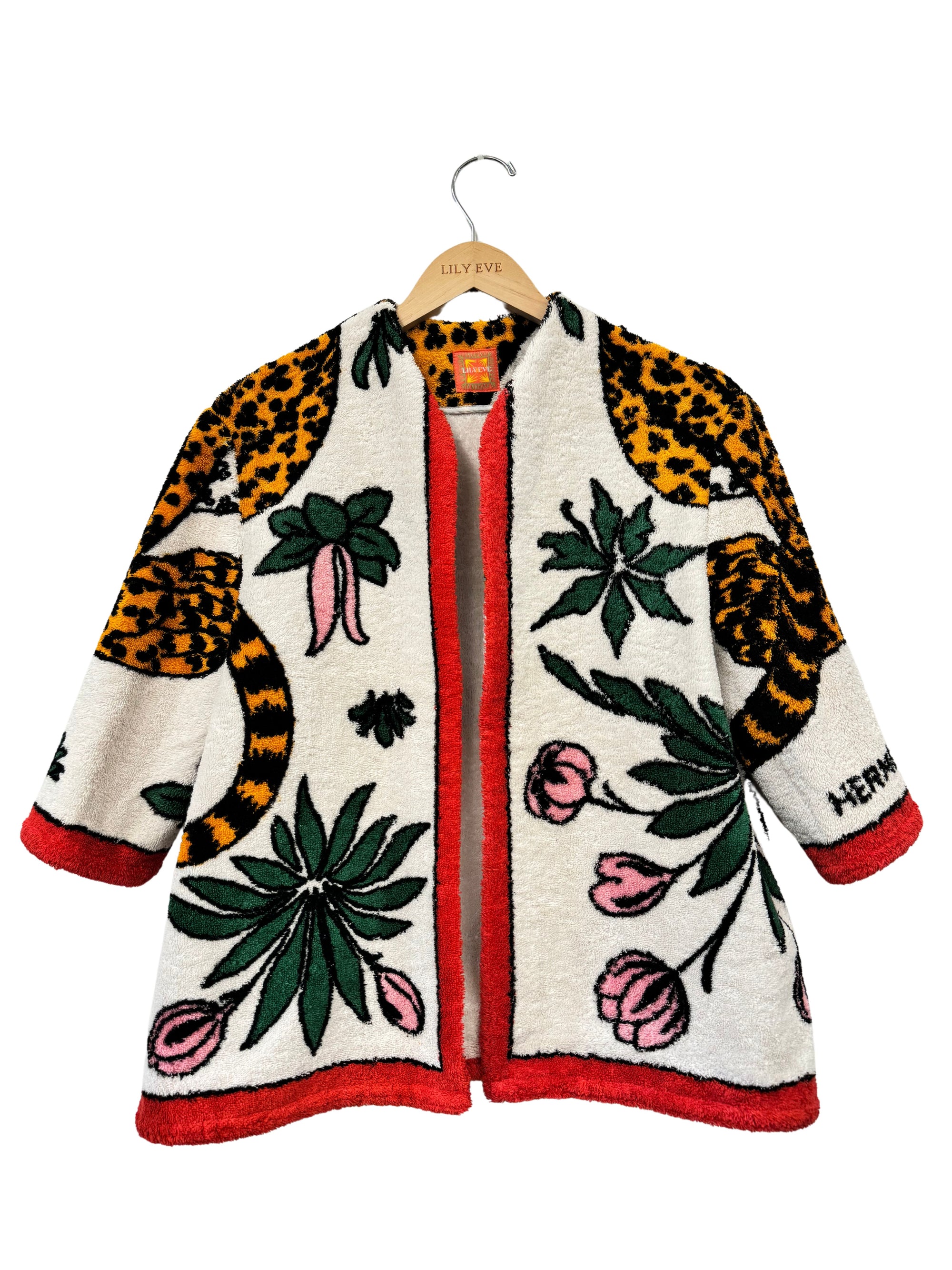 The Red Sitting Leopard Jacket