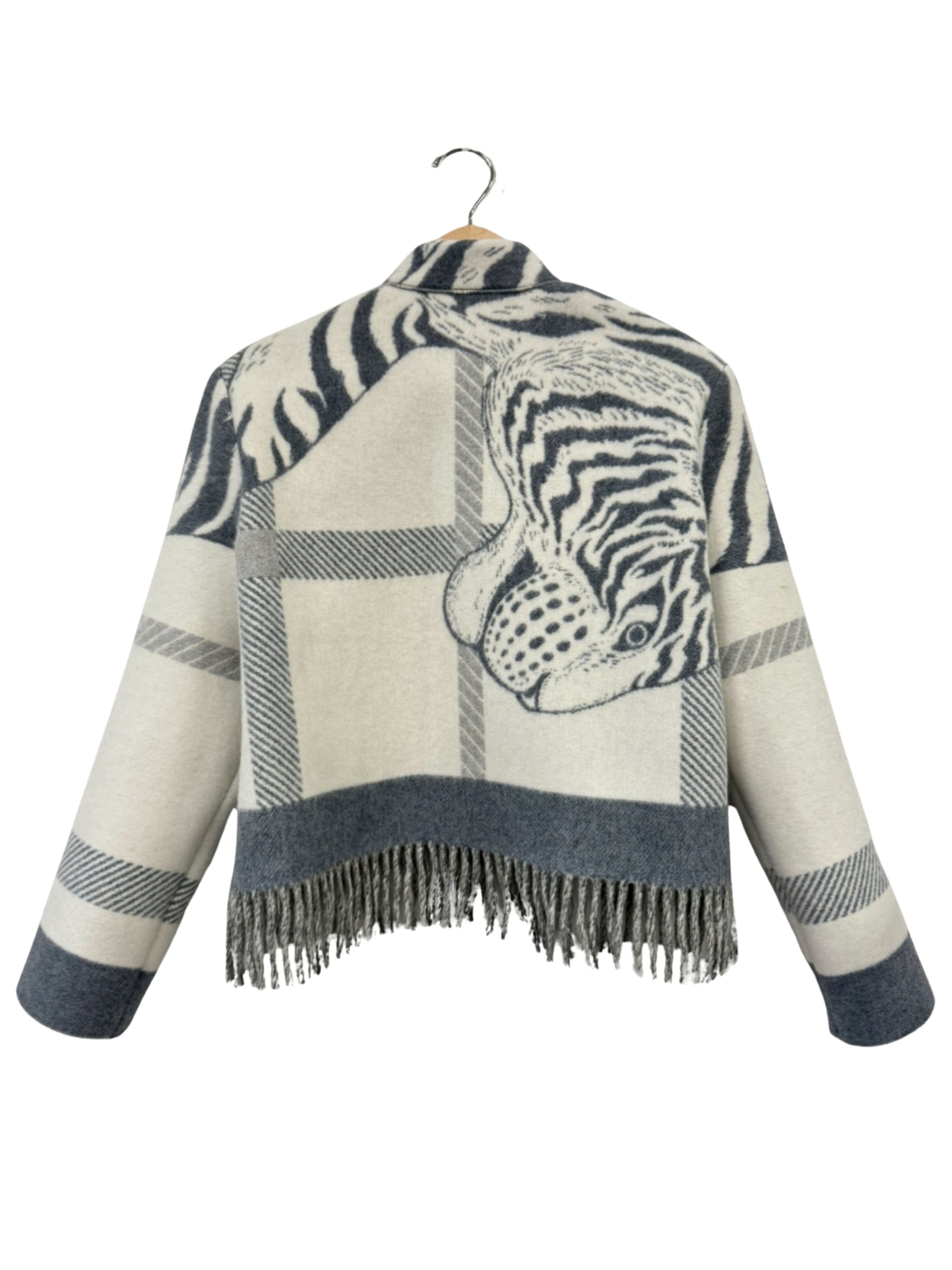 The Grey Fringe Tiger Jacket