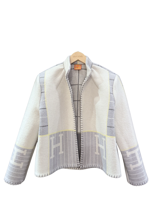 The Grey & White Grid Jacket