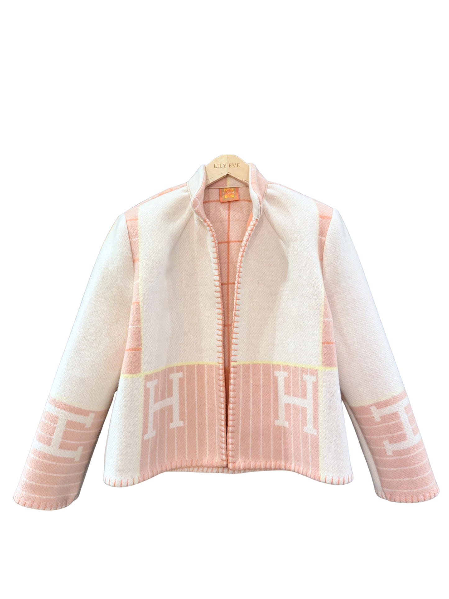 The Peach Grid Jacket
