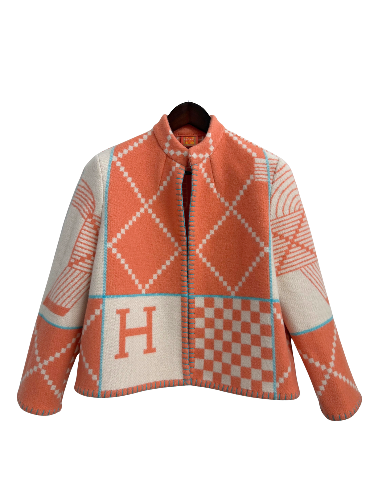 The Coral Grid Jacket