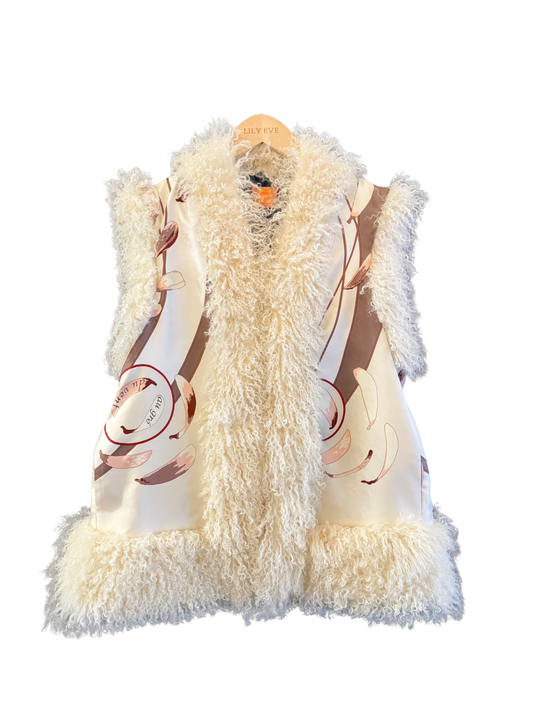 The Short Shearling Vest