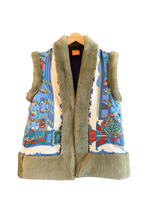 The Short Shearling Vest