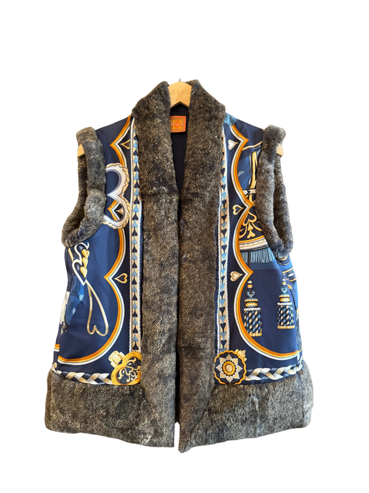 The Short Shearling Vest