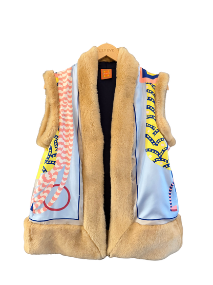 The Short Shearling Vest