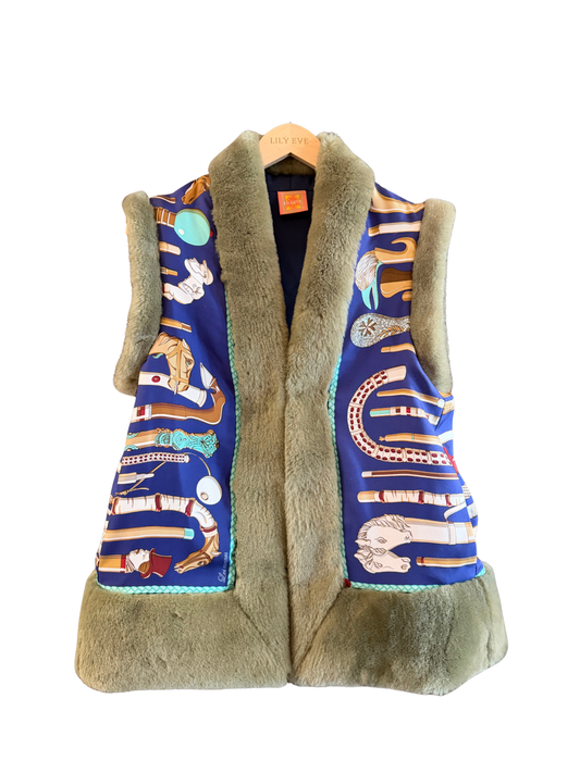 The Short Shearling Vest