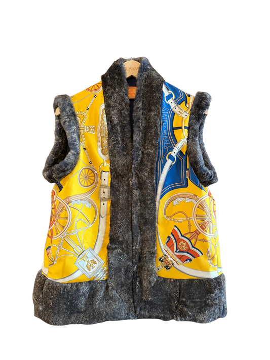 The Short Shearling Vest
