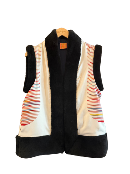 The Short Shearling Vest