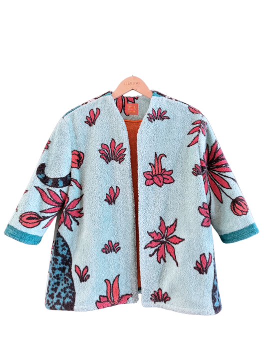 The Aqua Leopard Jacket