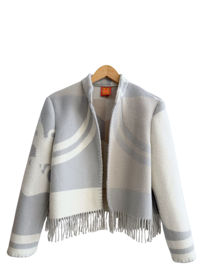 The Grey Belt Fringe Jacket