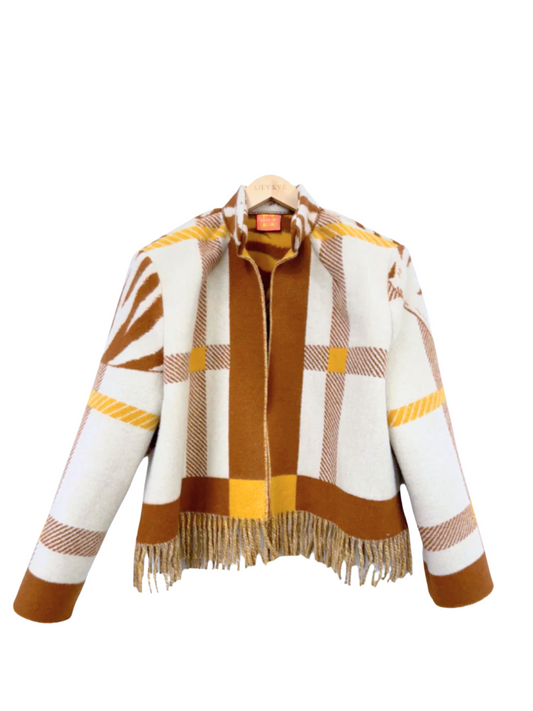 The Gold Tiger Fringe Jacket