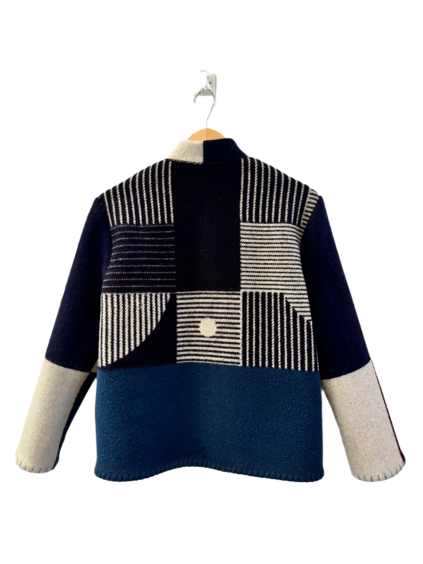 The Navy Patchwork Jacket