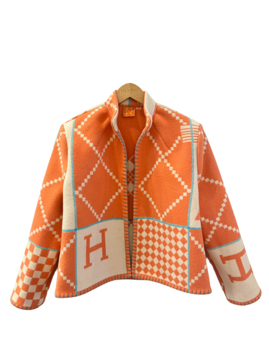 The Coral Checkmate Jacket