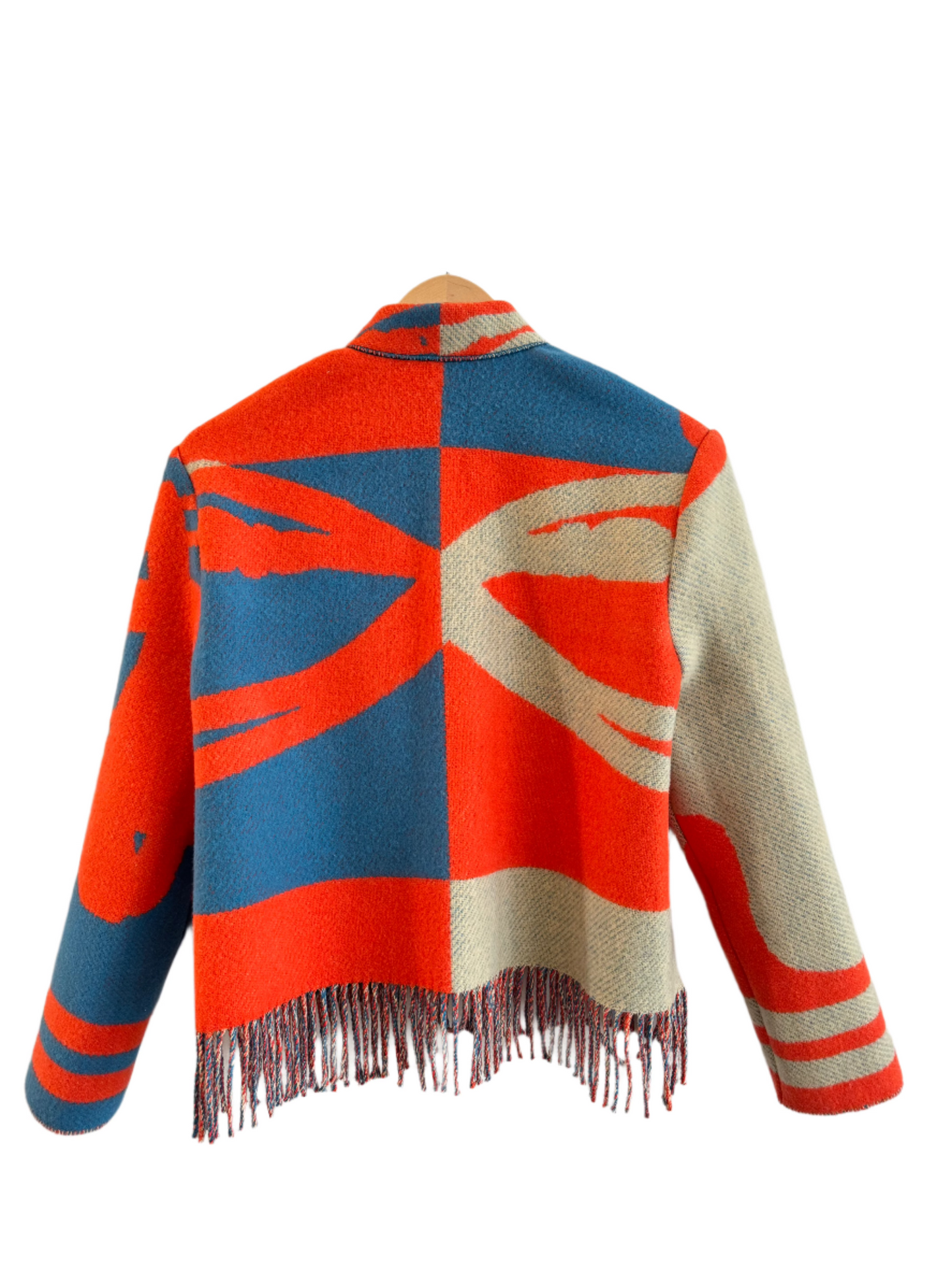 The Red Neon Fringe Jacket