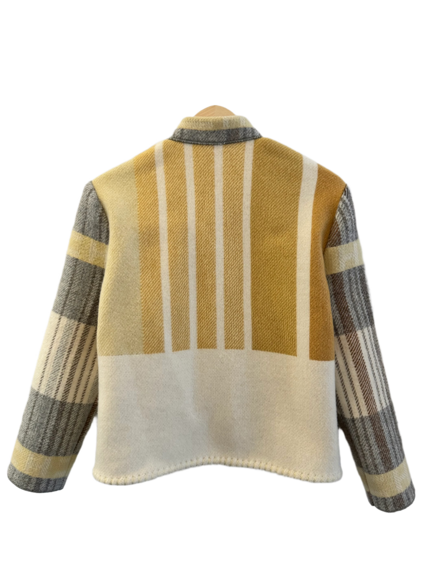 The Yellow Striped Sleeve Jacket