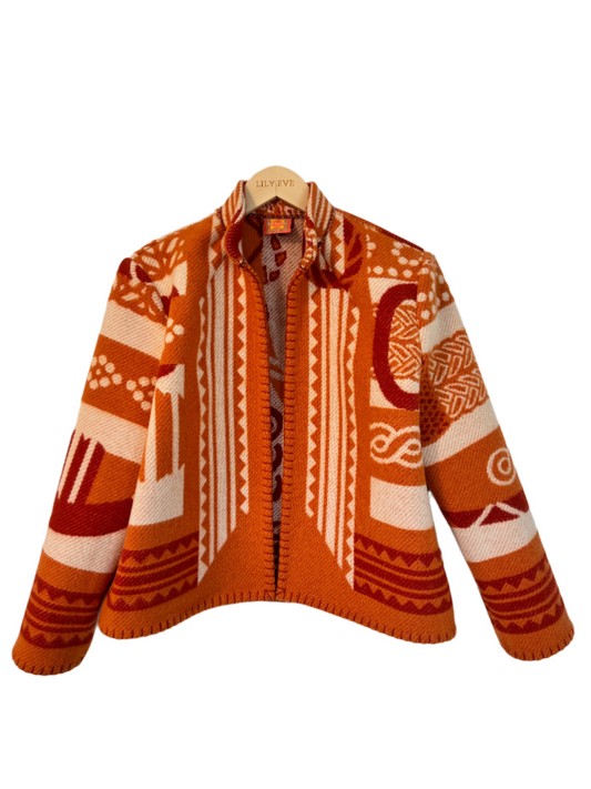 The Deep Red Ornament Jacket