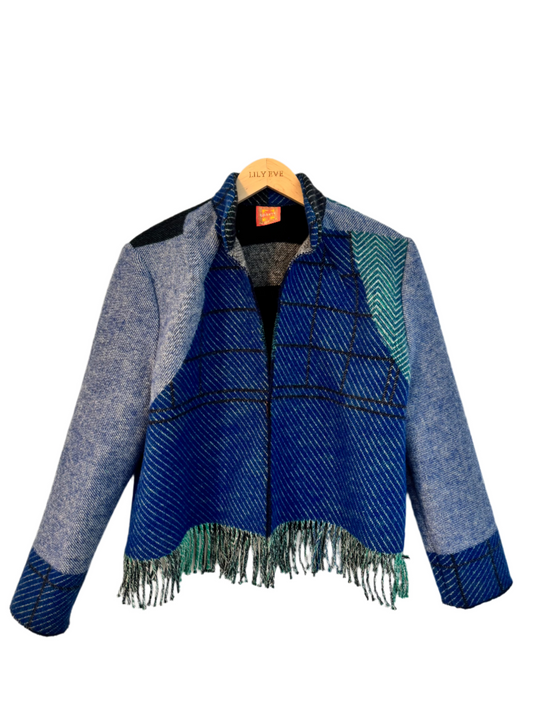 The Blue Fringe Jacket