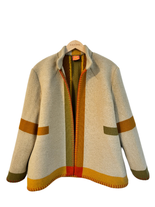 The Yellow & Orange Linear Jacket