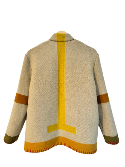 The Yellow & Orange Linear Jacket