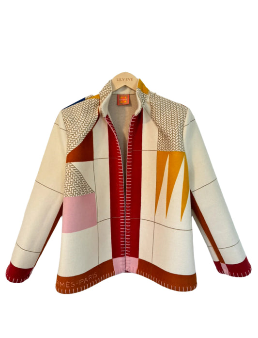 The Pink Geometric Jacket