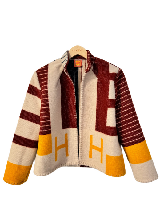 The Burgundy Stripe Jacket