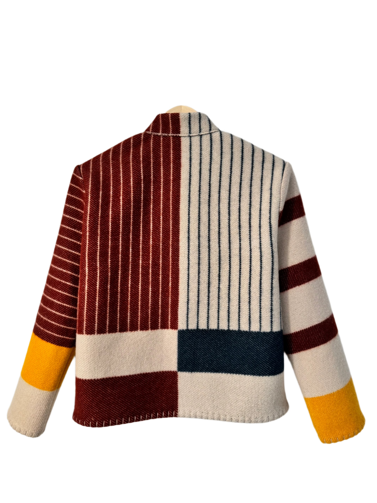 The Burgundy Stripe Jacket
