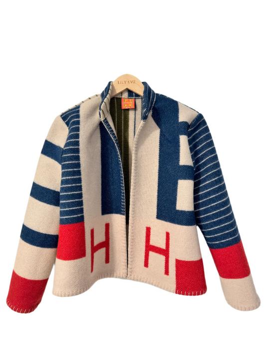 The Navy & Red Stripe Jacket