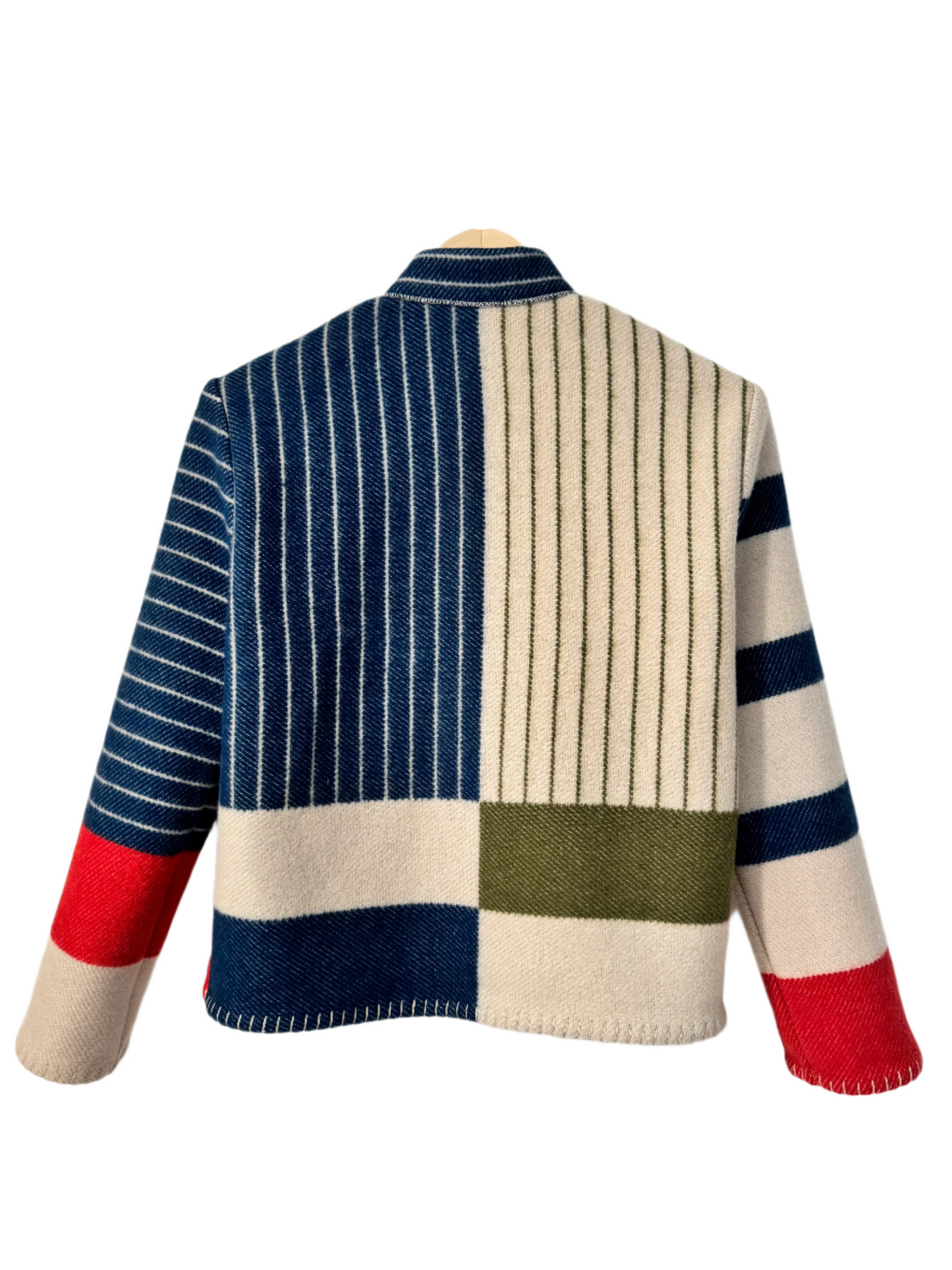 The Navy & Red Stripe Jacket