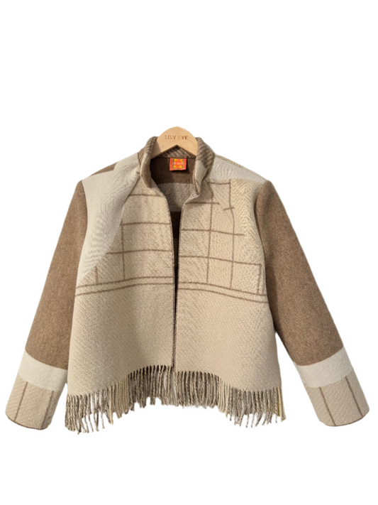 The Creme Fringe Jacket