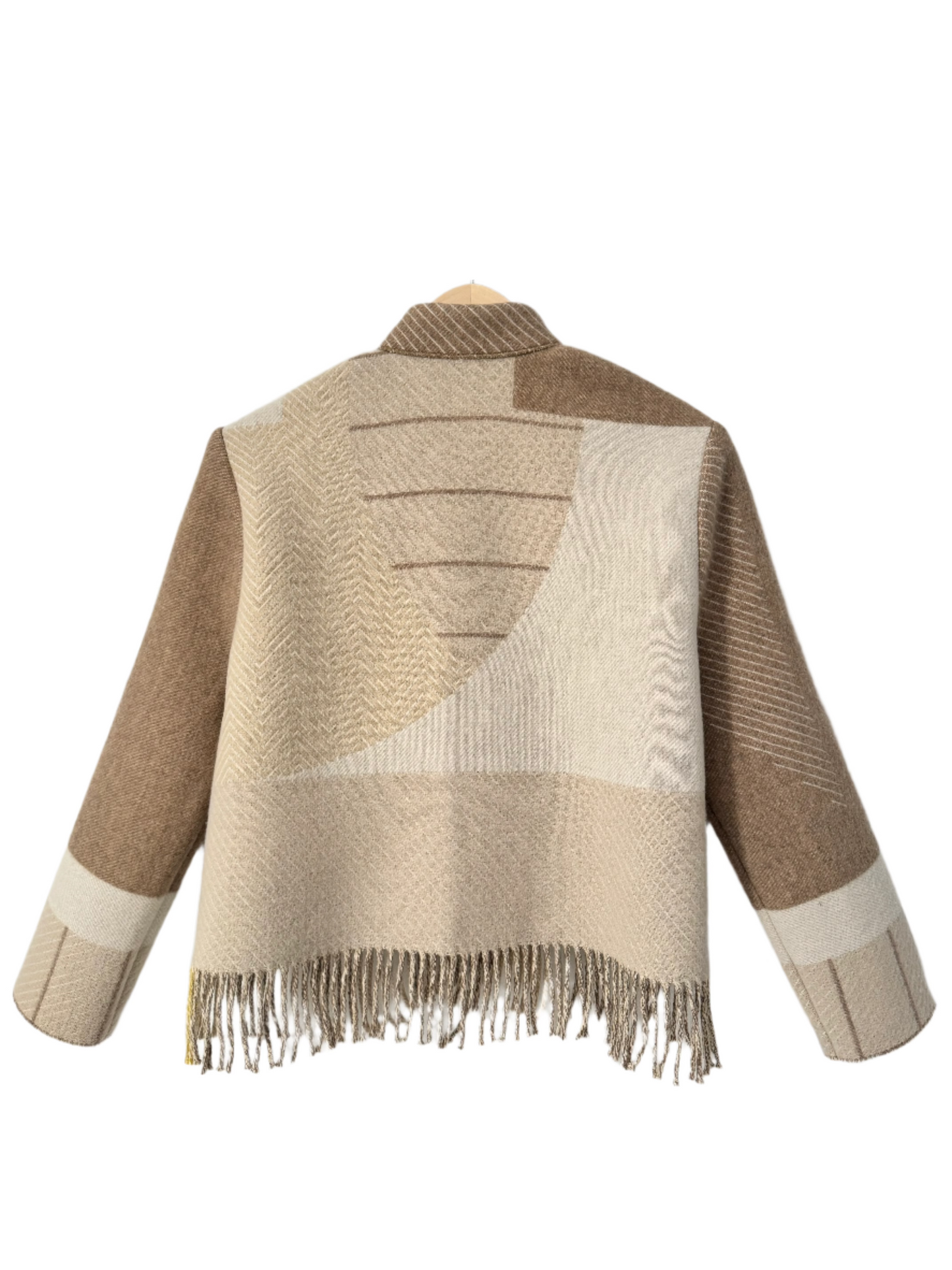 The Creme Fringe Jacket