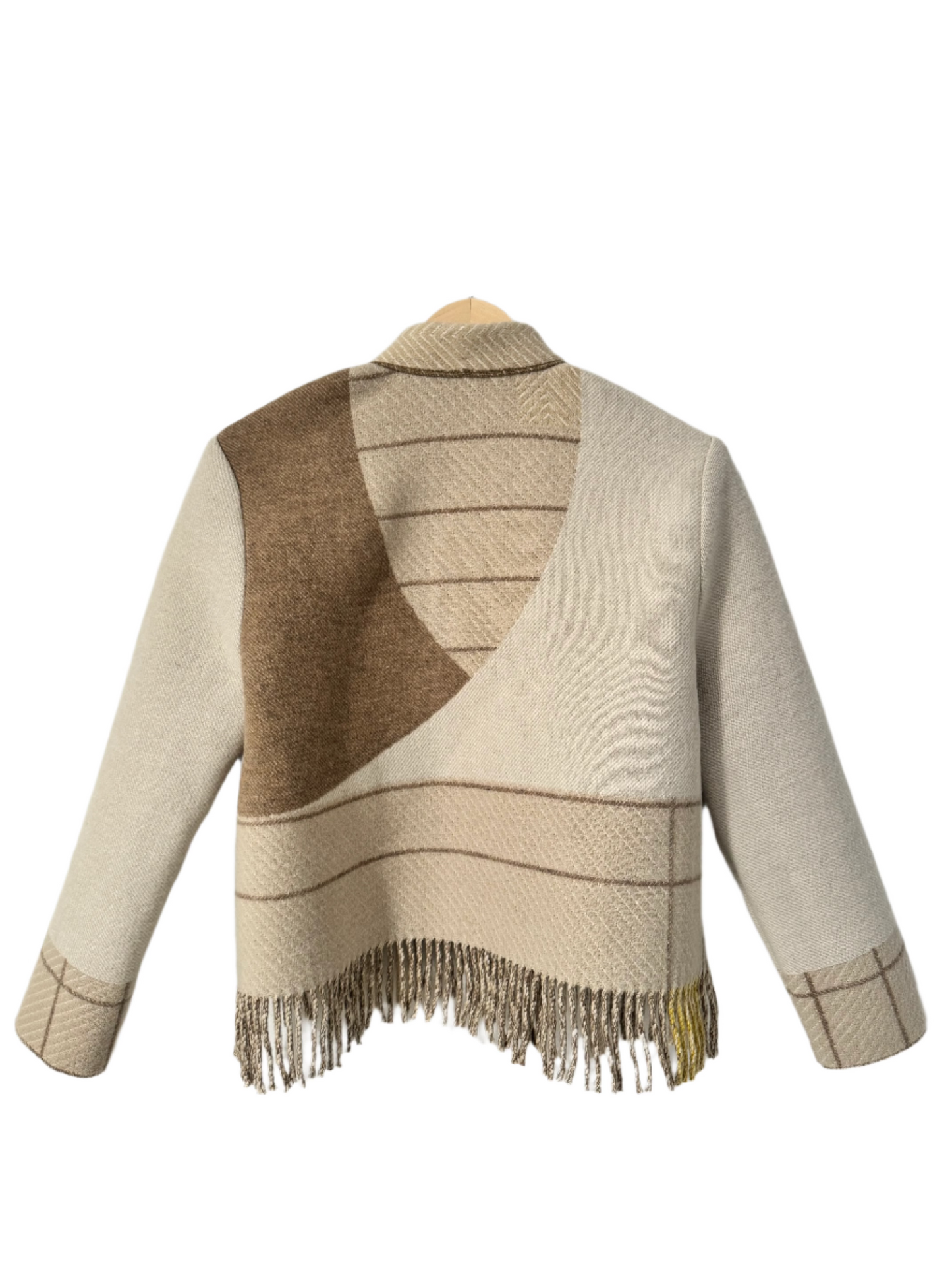 The Creme Grid Jacket