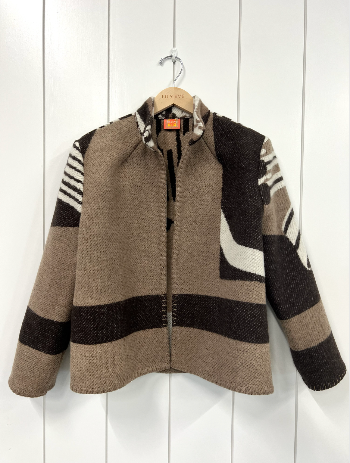 The Brown Detailed Jacket