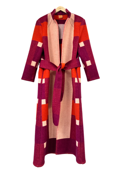 The Pink Patchwork Coat