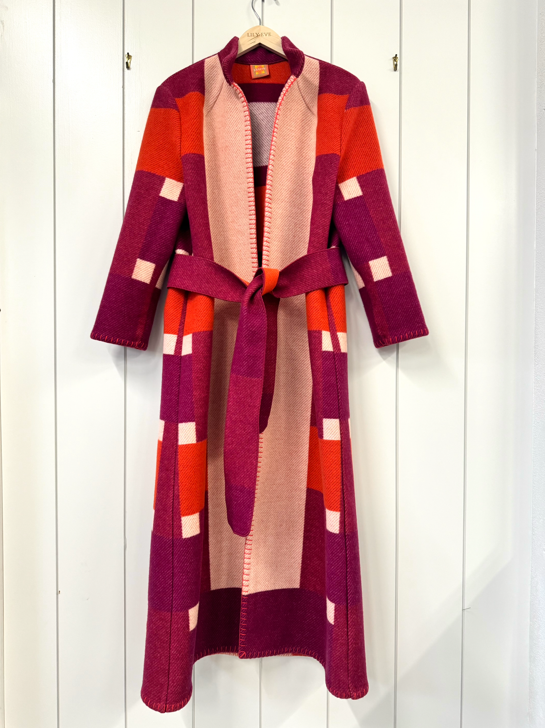 The Pink Patchwork Coat